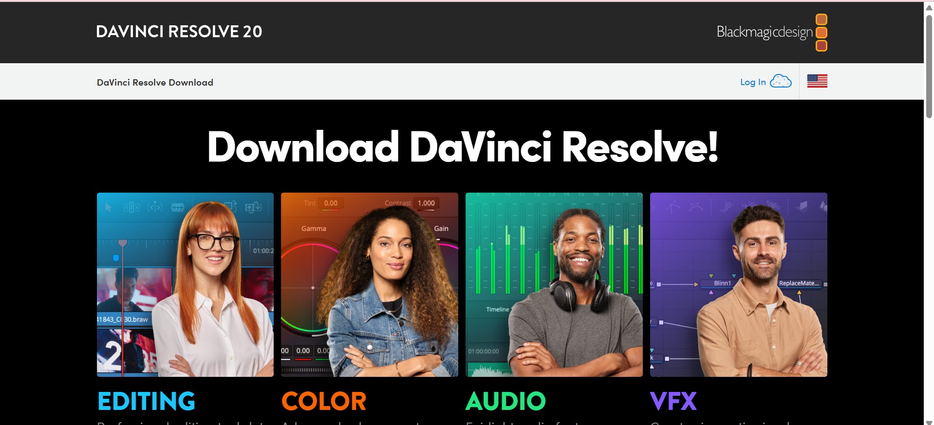 Phần mềm Davinci Resolve 2.0
