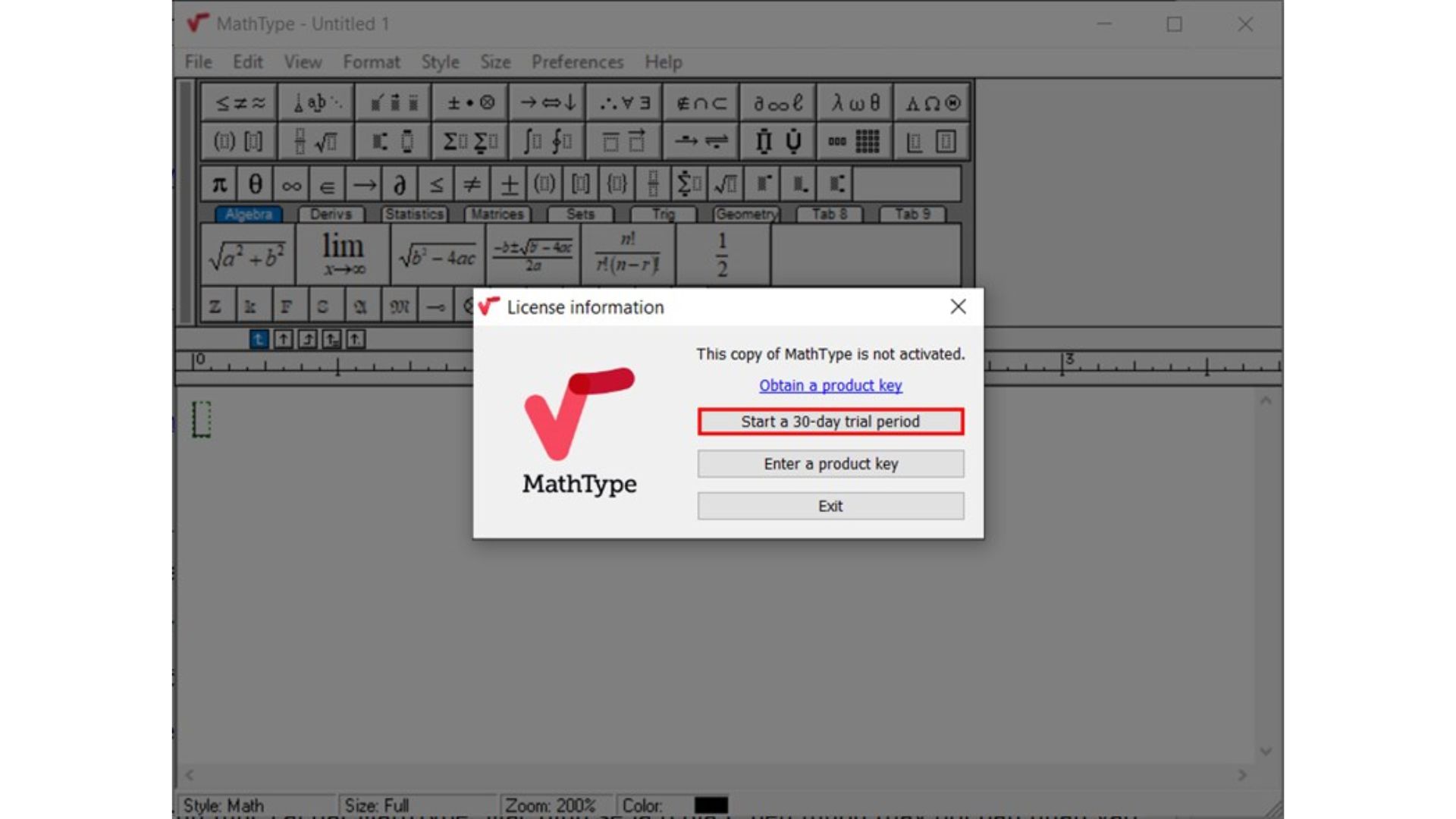 Tải MathType cho máy tính